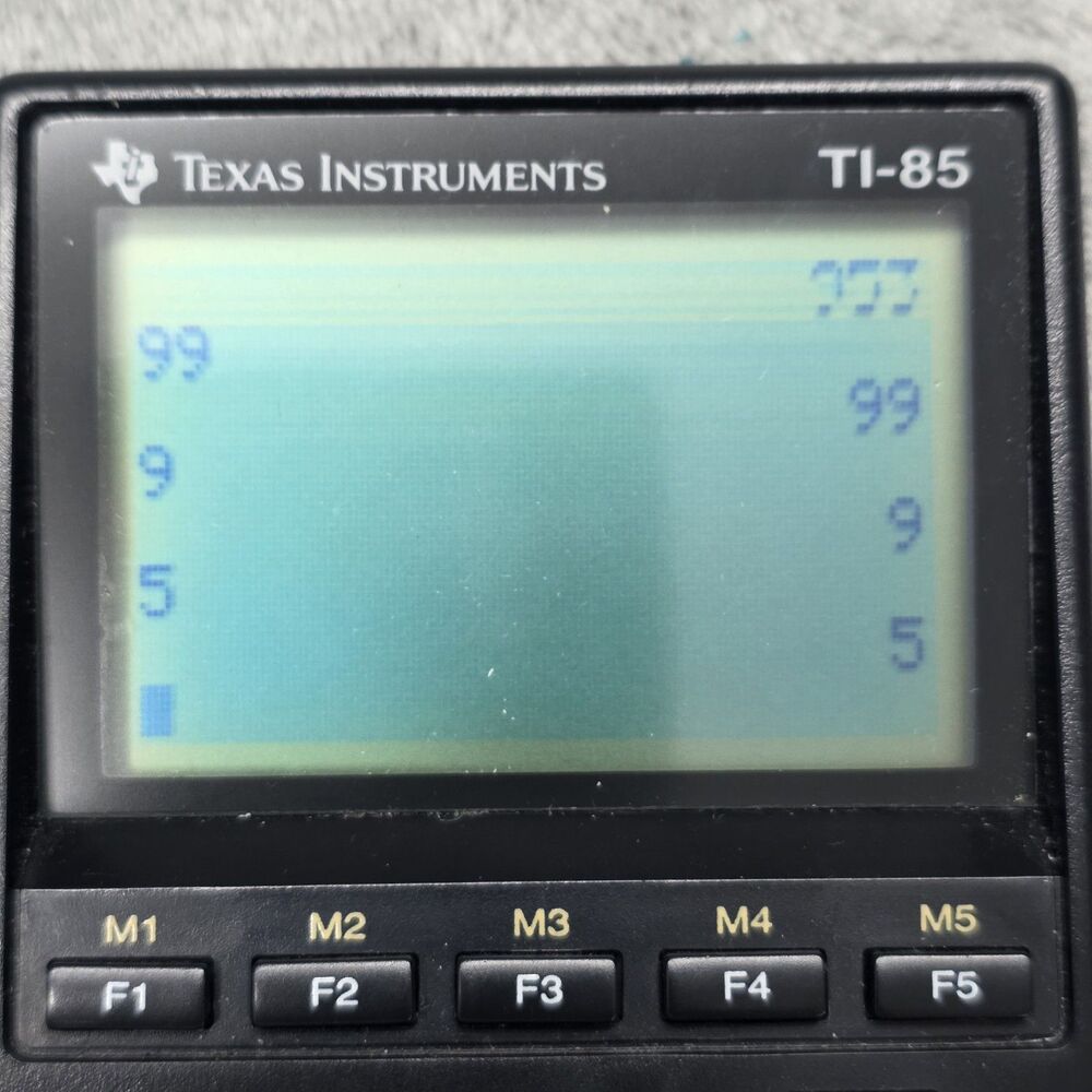 Texas Instruments TI-85 Graphing Calculator with Cover Tested Works - Picture 3 of 9